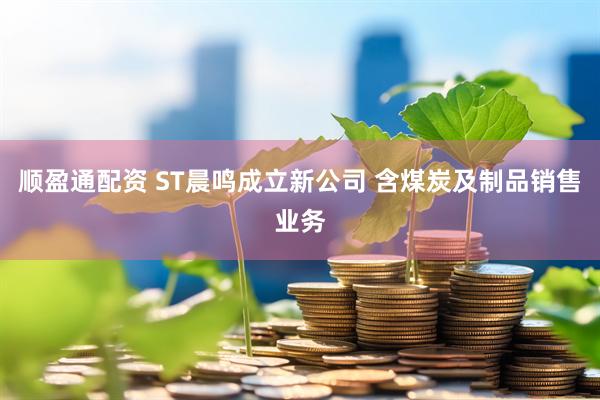 顺盈通配资 ST晨鸣成立新公司 含煤炭及制品销售业务